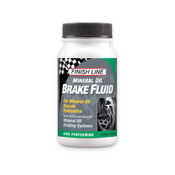 Finish Line Mineral Oil Brake Fluid (4-Ounce Bottle)